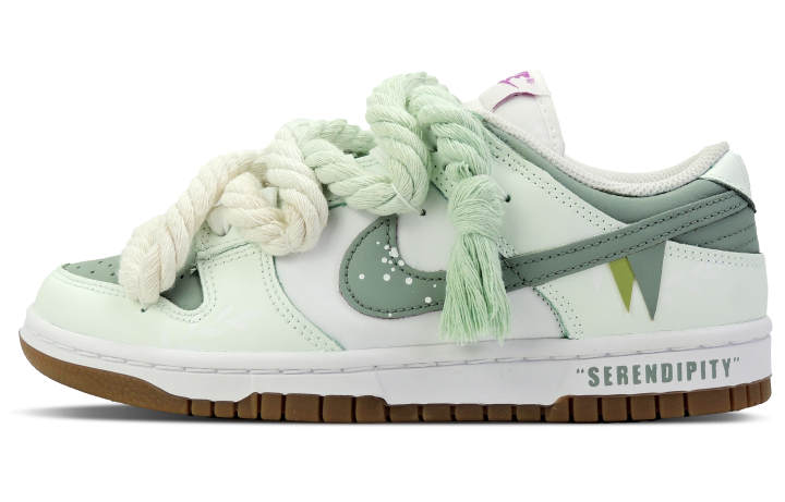 Nike Nike Dunk Mint Mambo, Green Foam Guanyin 520 Low top Skateboard Shoes Women's White Green