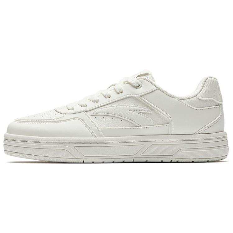 Anta BaiChuan Wear resistant And Lightweight Low top Skateboard Shoes Men's Ivory White