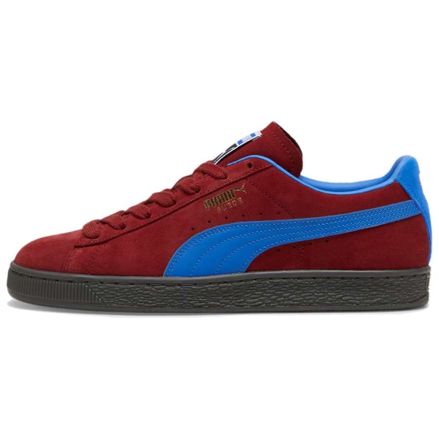 PUMA Suede Low top Skateboard Shoes Unisex Dark Red
