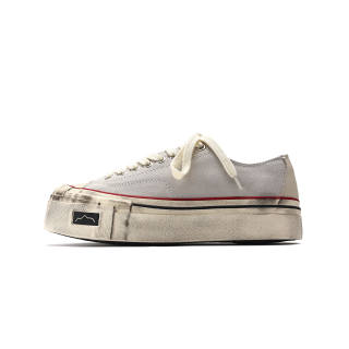 FANGSANHUO Abrasion Resistant Slip Resistant Abrasion Resistant Slip Resistant Low top Skateboard Shoes Unisex Gray