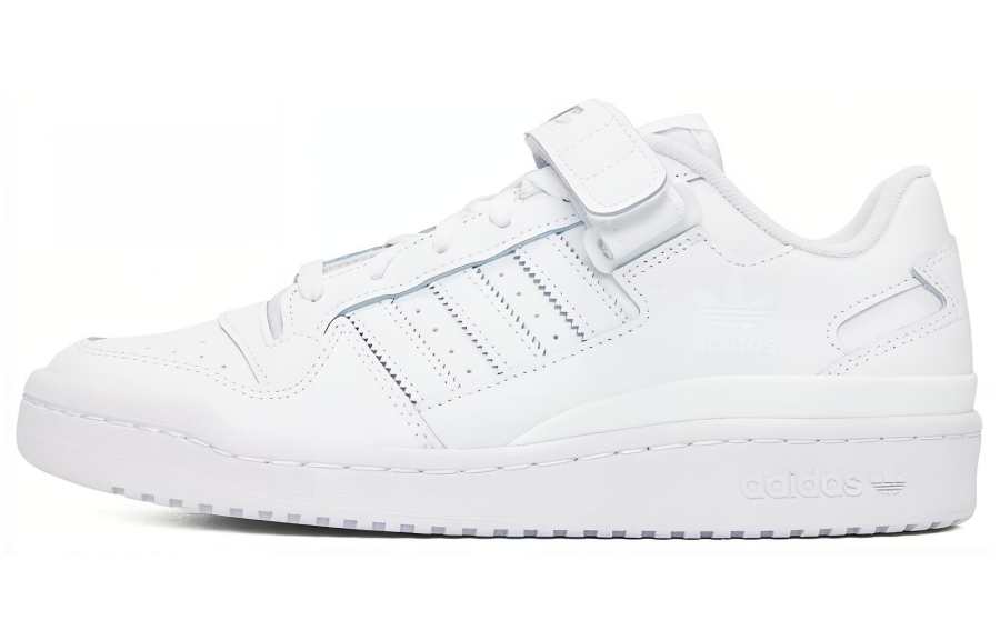 Adidas Originals FORUM Low Slip Resistant, Abrasion Resistant, Lightweight Low top Skateboard Shoes Unisex White