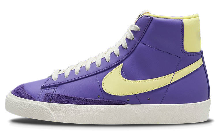 Nike Nike Blazer 77 Vintage Leather Slip Resistant Cushioning Abrasion Resistant Mid top Skateboard Shoes Women's