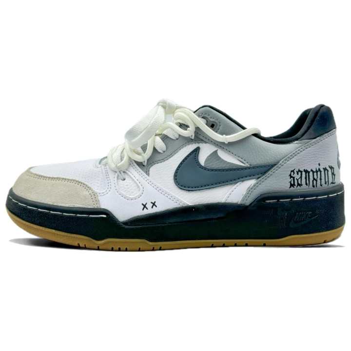 Nike Nike Full Force Slip Resistant Abrasion Resistant Low top Skateboard Shoes Men's Gray