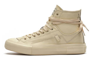 MATNUT FUSION Ecru Top Grain Cow Leather, Height Increasing, Vintage, Platform, Versatile, High Top Shoes