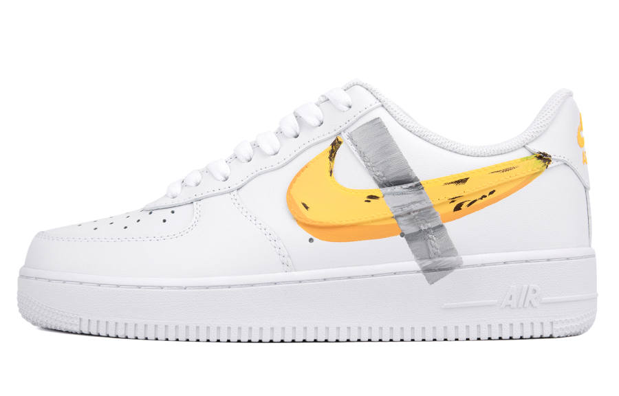 Nike Nike Air Force 1 Abrasion Resistant Low top Skateboard Shoes Men's White