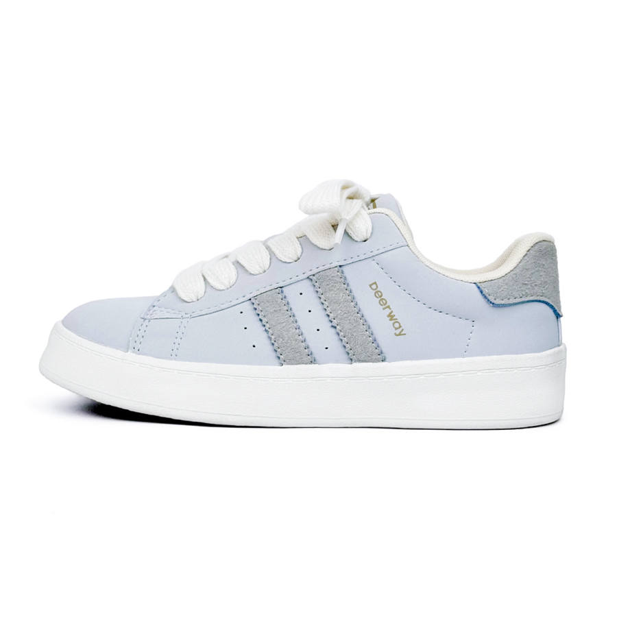 DEERWAY Thermal Low top Skateboard Shoes Women's Blue
