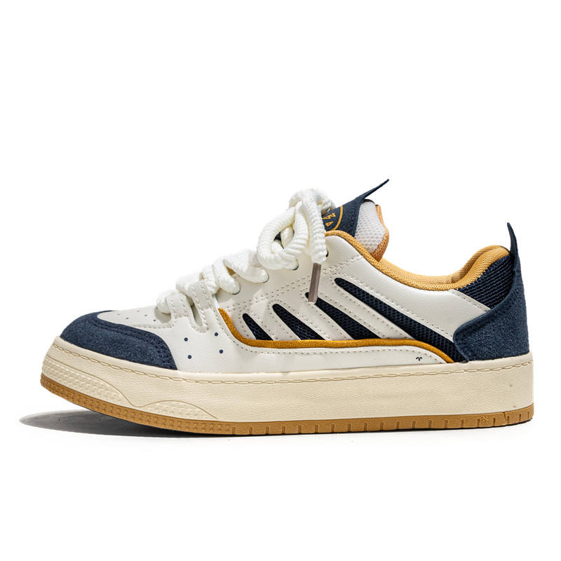 BAOZAOGONGYANG Slip Resistant And Breathable Low top Skateboard Shoes Men's