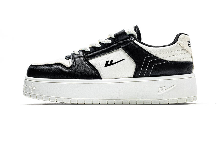 Warrior Slip Resistant, Abrasion Resistant, Height Increasing Low top Skateboard Shoes Women's Black