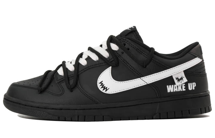 Nike Nike Dunk Low top Skateboard Shoes Men's Black White