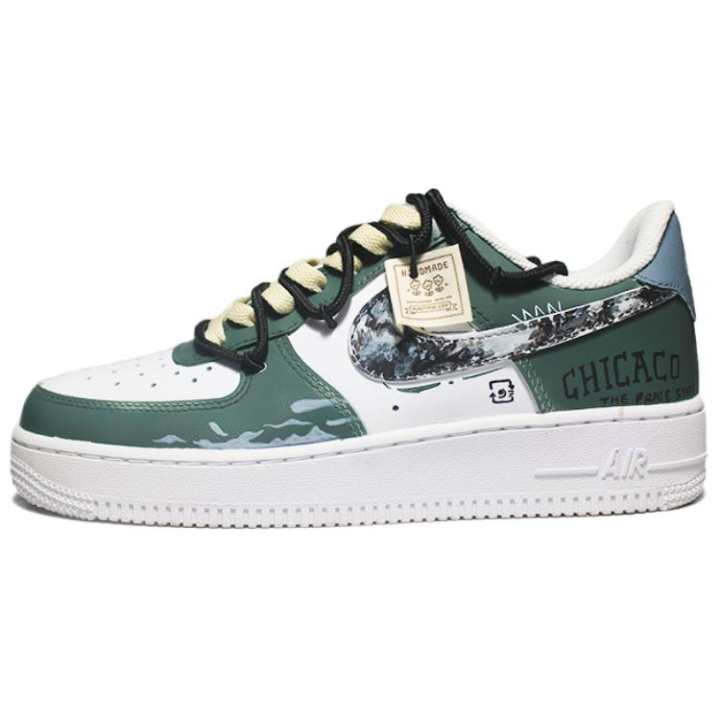 Nike Nike Air Force 1 Light Ink And Plain Shadows Slip Resistant Abrasion Resistant Low top Skateboard Shoes Men's