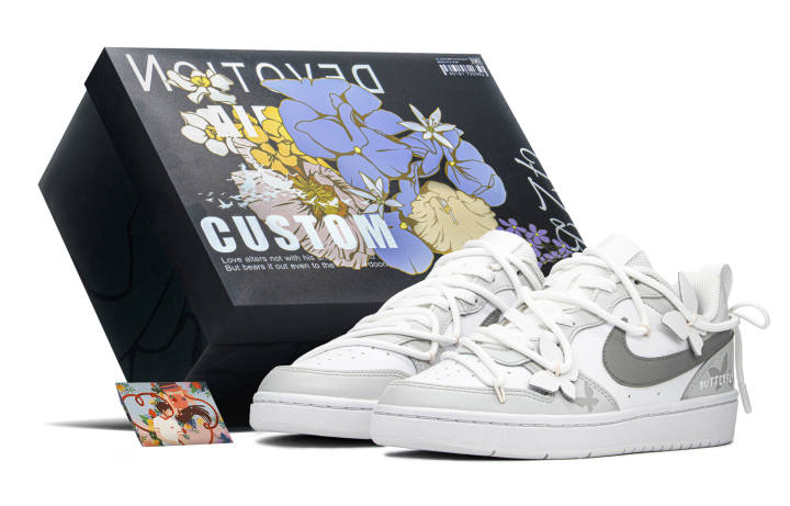 Nike Nike Court Borough Slip Resistant, Abrasion Resistant, Lightweight, Height Increasing