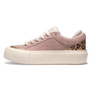 MATNUT TYPE 2.0 ZOO, Pink Leopard Height Increasing Skateboard Shoes Unisex Pink