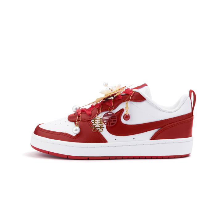 Nike Nike Court Borough 2 Low top Skateboard Shoes Women's Red
