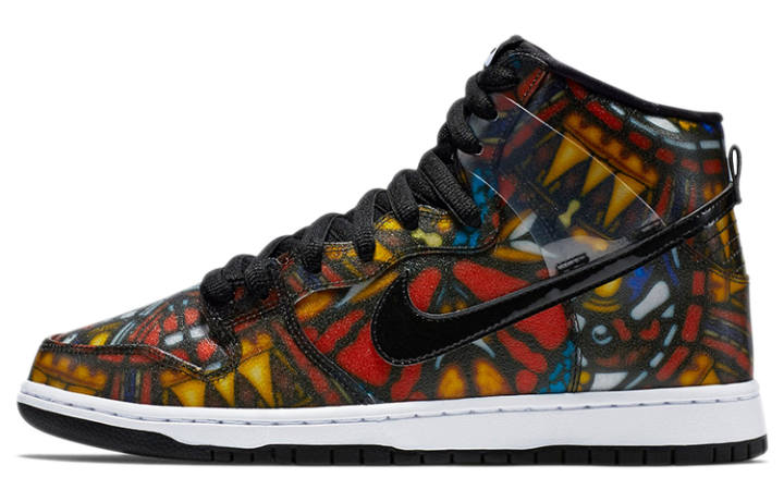 Nike Concepts X Nike SB Dunk High "Stained Glass Special Box"