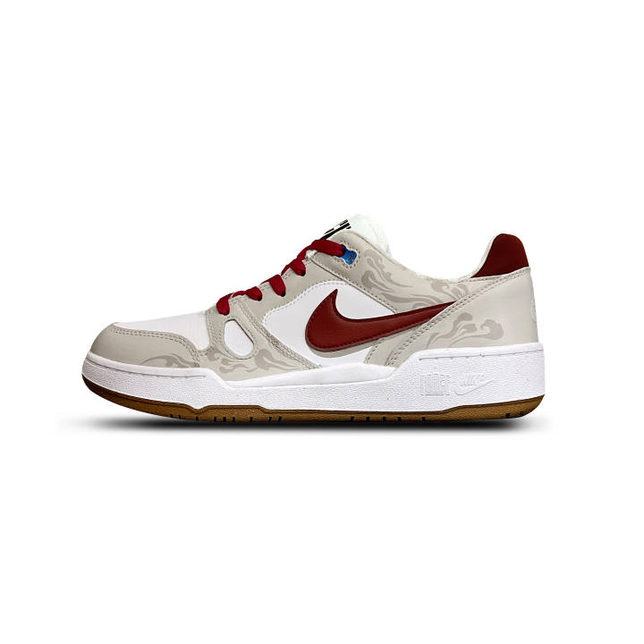 Nike Nike Full Force Tower Rabbit Coexistence Low top Skateboard Shoes Men's Red White