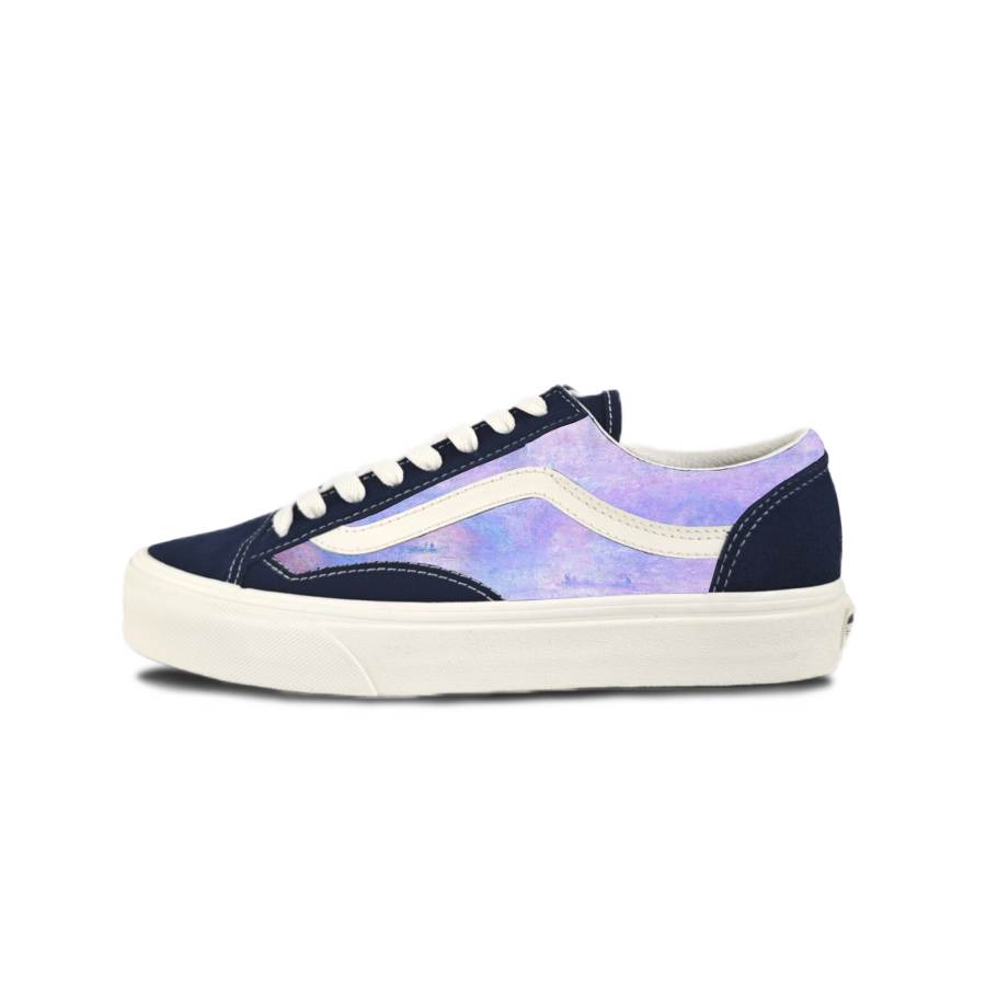 Vans Style 36 Suede Low top Skateboard Shoes Unisex Blue Purple