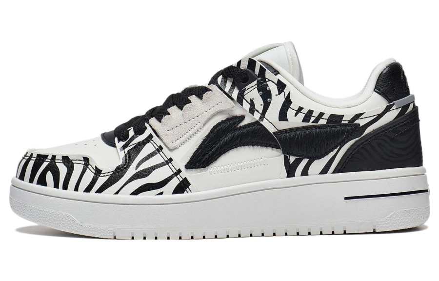 Li-Ning Li Ning Tianji Slip Resistant Cushioning Abrasion Resistant Breathable Height Increasing Low top Skateboard Shoes