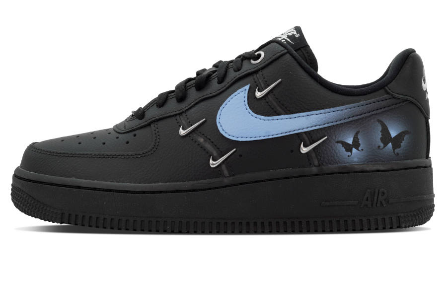 Nike Nike Air Force 1 DEER Light Blue Dream Butterfly Slip Resistant Abrasion Resistant Slip Resistant Abrasion Resistant