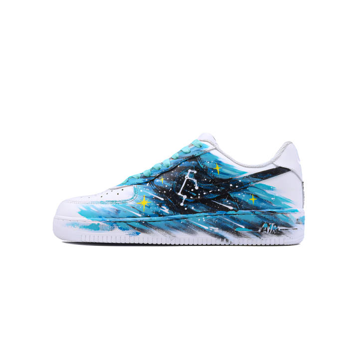Nike Nike Air Force 1 Singularity, 12 Constellation, Starry Sky, Aries Slip Resistant Abrasion Resistant Low top