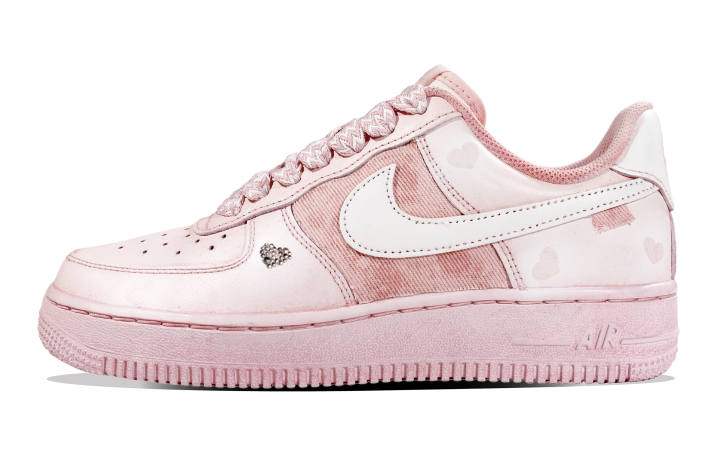 Nike Nike Air Force 1 Low '07 Leather Slip Resistant, Abrasion Resistant, Lightweight Low top Skateboard Shoes Women's Pink