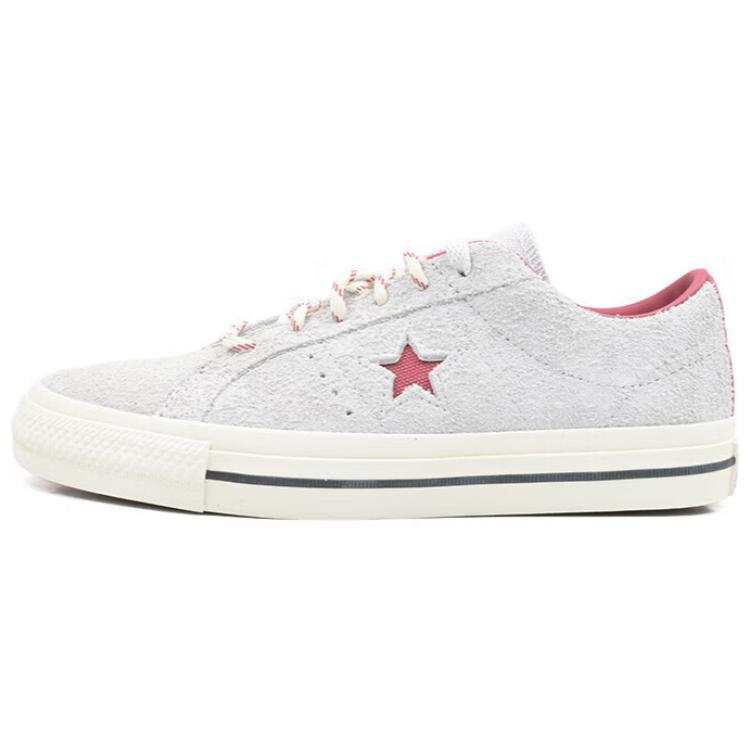 Converse One Star Pro Low top Skateboard Shoes Unisex White Red