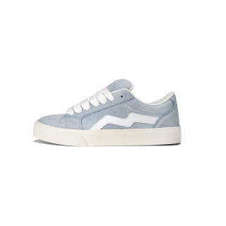 BXGY Coverage Slip Resistant And Abrasion Resistant Low top Skateboard Shoes Unisex Light Blue