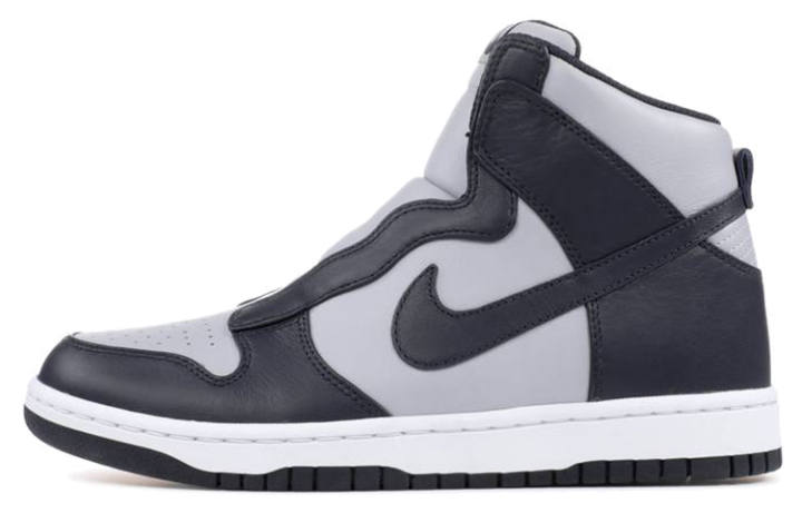 Nike Sacai x Nike Dunk Lu High top Skateboard Shoes Women's Black Gray