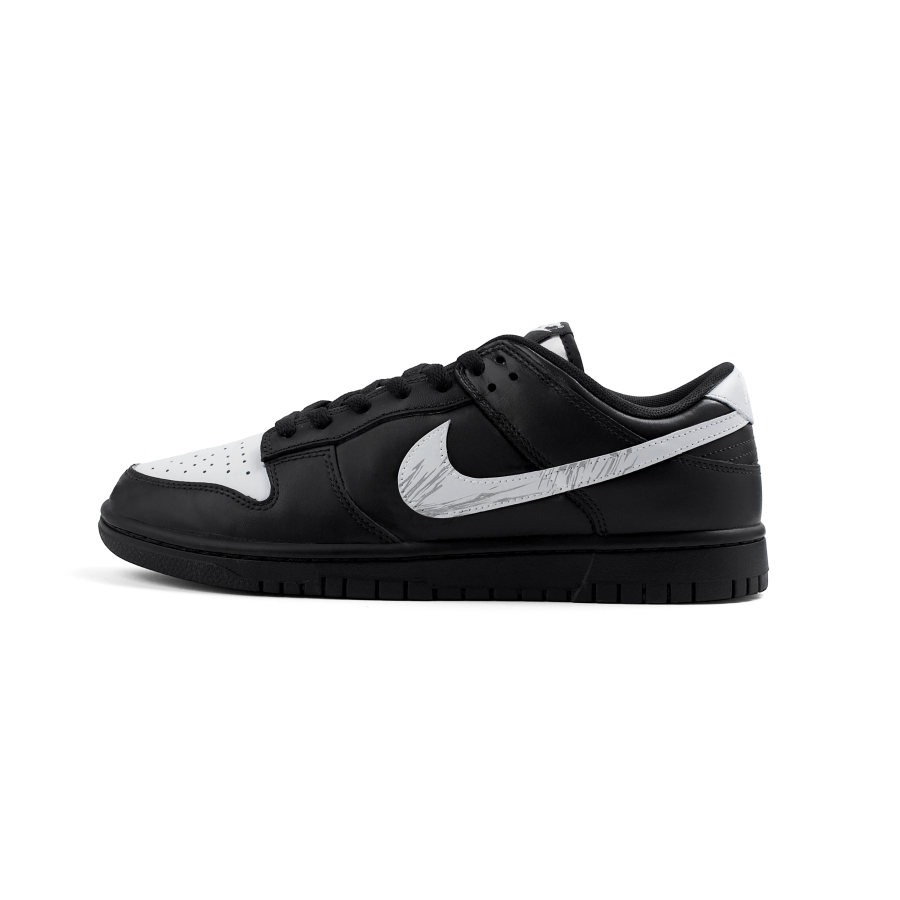 Nike Nike Dunk Synthetic Leather Abrasion Resistant Low top Skateboard Shoes Unisex Black