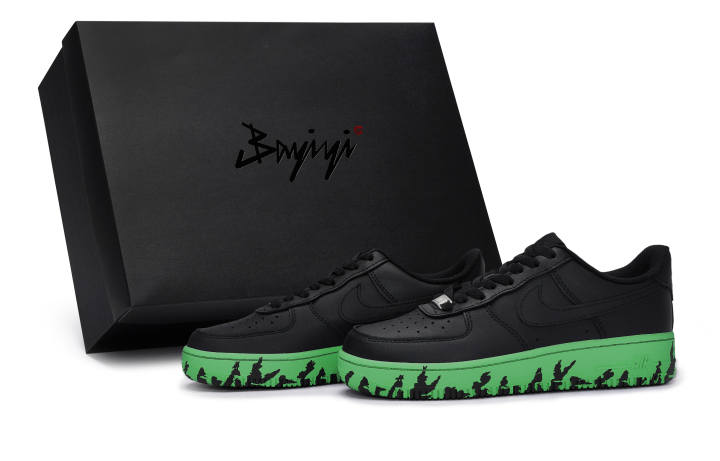 Nike Nike Air Force 1 07 811 Manufacturing, Time Space Green, Special Shoe Box Slip Resistant Abrasion Resistant
