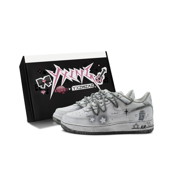 Nike Nike Air Force 1 Low Skateboard Shoes Women's Distressed Gray