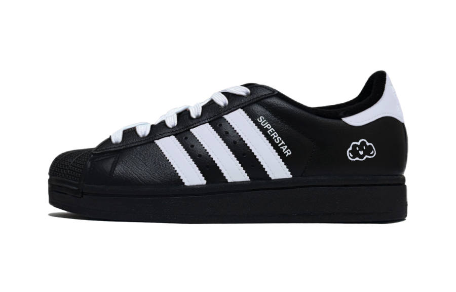 Adidas Originals SUPERSTAR Pieces Low top Skateboard Shoes Unisex Black Blue