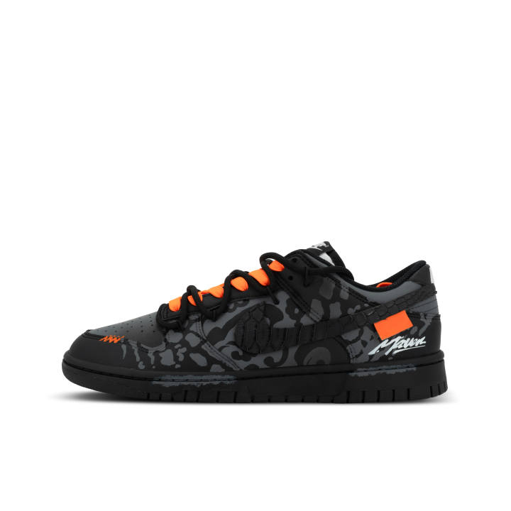 Nike Nike Dunk Gorilla Jiedian XJDD Dark Silver Low top Skateboard Shoes Unisex Black Silver