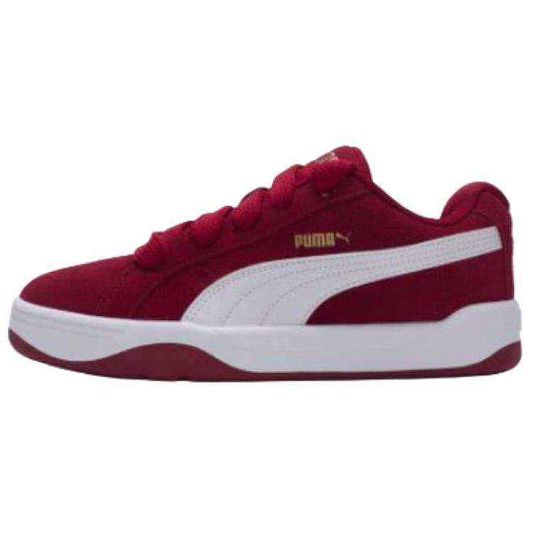 PUMA Park Lifestyle Cushioning Lightweight Breathable Low top Skateboard Shoes Unisex Red White