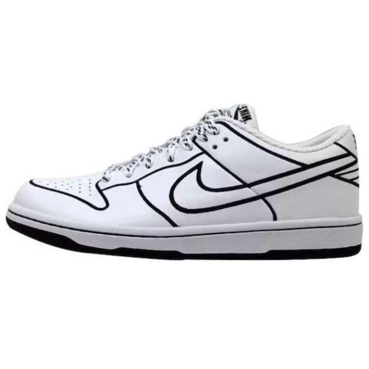 Nike Nike Dunk Low 1 Piece White/White Black Women's