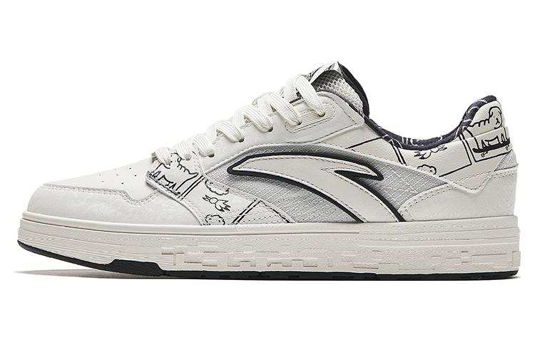 Anta Textile, Top Grain Cow Leather Coverage Slip Resistant Coverage Slip Resistant Low top Skateboard Shoes Men's