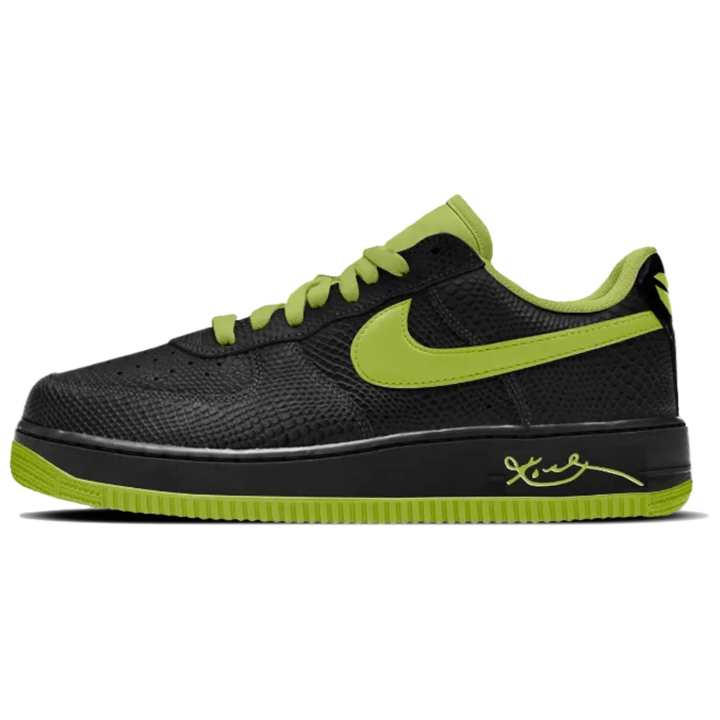 Nike Nike Air Force 1 Fashion Trend Low top Skateboard Shoes Men's Black