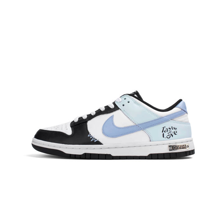 Nike Nike Dunk Abrasion Resistant Abrasion Resistant Low top Skateboard Shoes Unisex Blue