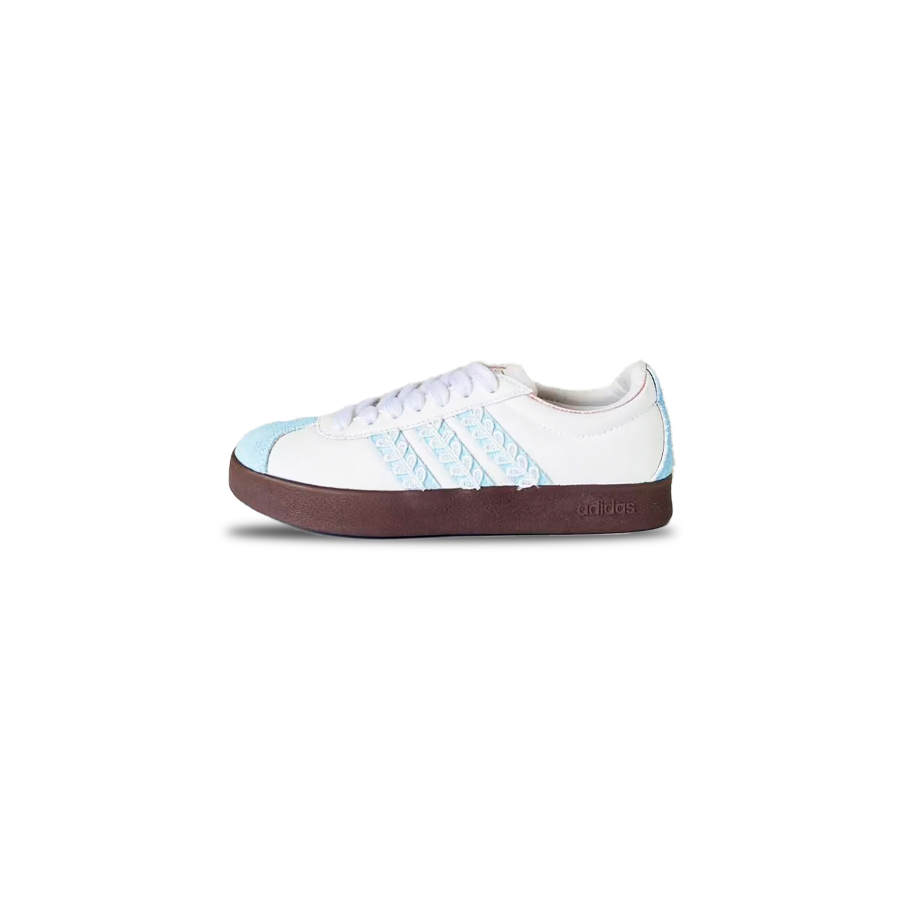 Adidas Adidas VL COURT 2.0 YIMING Manufacturing, Maris Sal Bubbles Balance Low top Skateboard Shoes Unisex Blue White