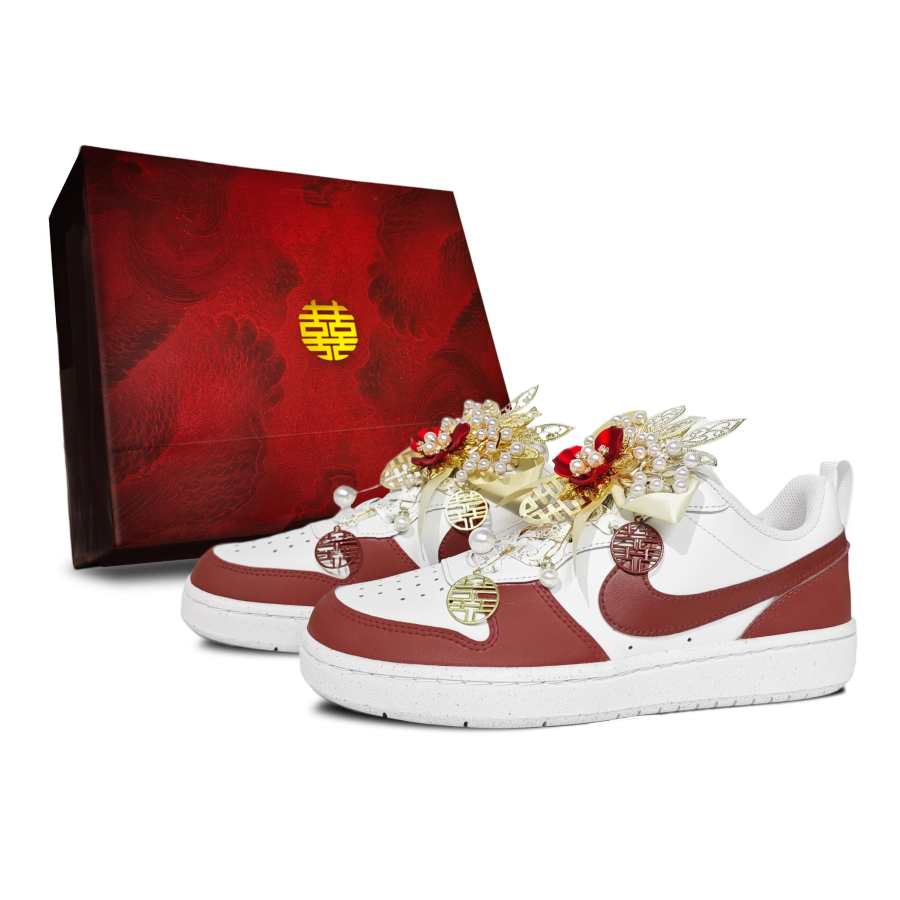 Nike Nike Court Borough Love Forever, Box Low top Skateboard Shoes Women's Red