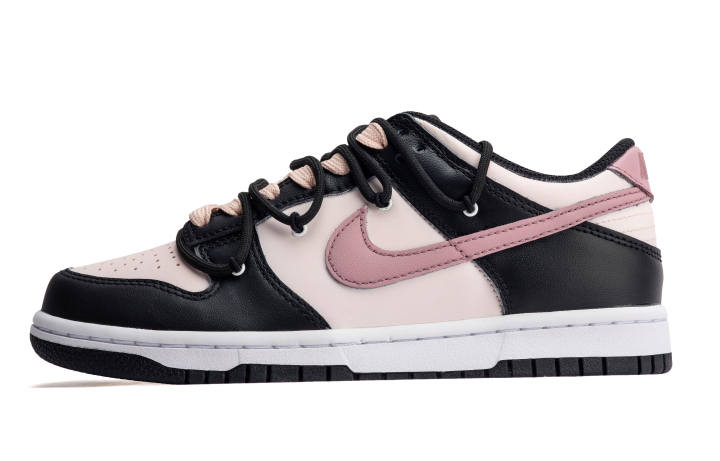 Nike Nike Dunk Low top Skateboard Shoes GS Black Pink
