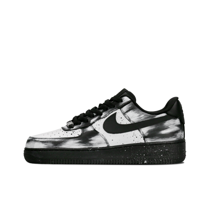 Nike Nike Air Force 1 Abrasion Resistant Height Increasing Low top Skateboard Shoes Unisex Black White
