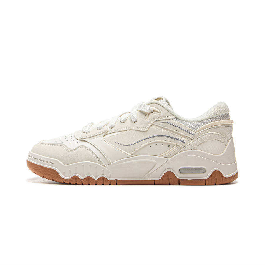 Li-Ning Li Ning Moon White 3 Low top Skateboard Shoes Women's Mist White