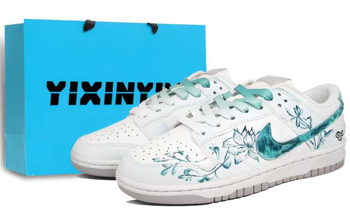 Nike Nike Dunk Low top Skateboard Shoes Unisex Azurite
