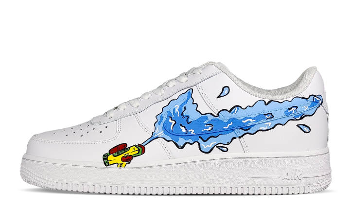 Nike Nike Air Force 1 Water Guns Assault Abrasion Resistant Low top Skateboard Shoes Unisex