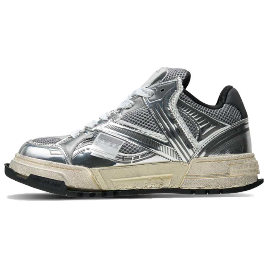 XVESSEL HajimeSorayama x VESSEL Mid top Casual Shoes Unisex Silver
