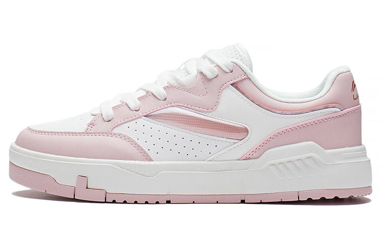 Li-Ning Li Ning ACE Slip Resistant Abrasion Resistant Low top Skateboard Shoes Women's White Pink