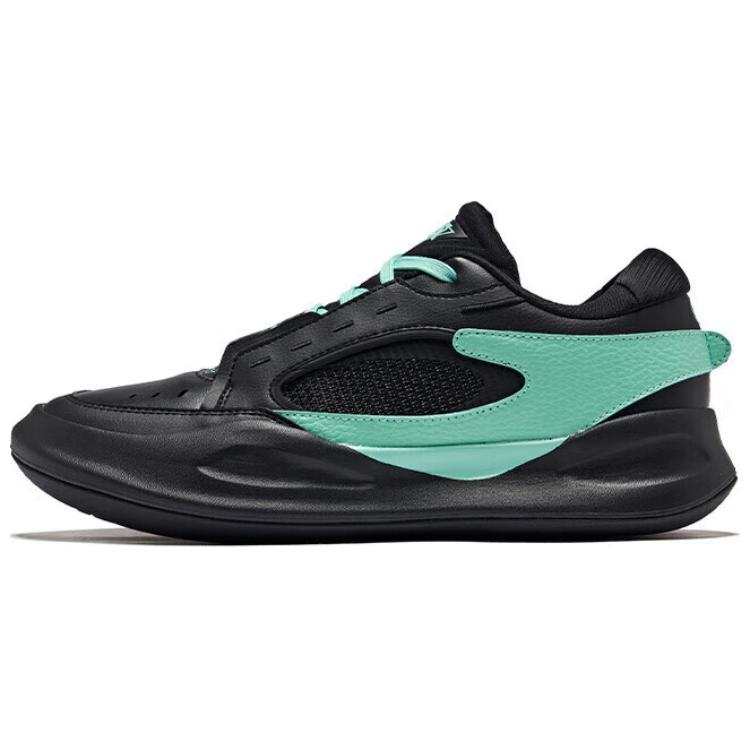 Erke Slip Resistant, Abrasion Resistant, Height Increasing Low top Skateboard Shoes Men's Black Green