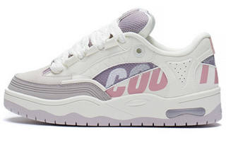 Li-Ning Li Ning CF Tracing Slip Resistant Cushioning Abrasion Resistant Low top Skateboard Shoes Women's White Purple