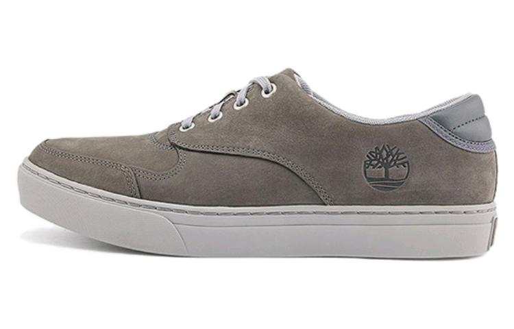 Timberland Leather Fashion Abrasion Resistant Abrasion Resistant Low top Skateboard Shoes Men's Gray