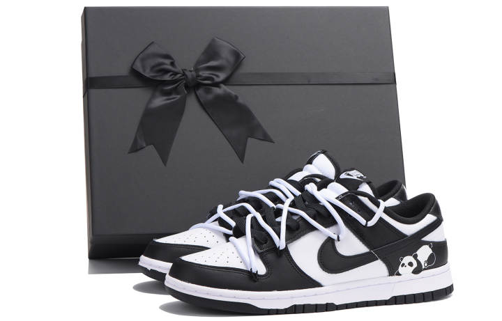 Nike Nike Dunk Coverage Slip Resistant Impact Resistant Abrasion Resistant Low top Skateboard Shoes Men's Black